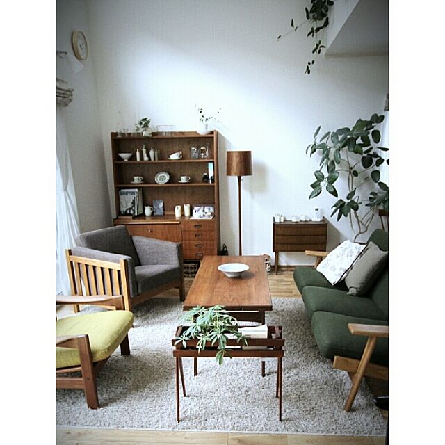 Lounge,古道具×GREEN,北欧ヴィンテージ,北欧雑貨,デザイナーズ,ウェグナー,ボーエモーエンセン,北欧 Hisashiの部屋