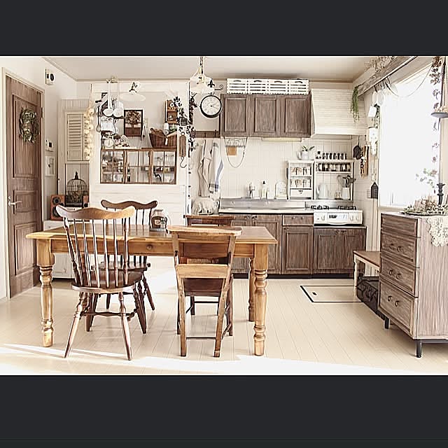 Overview,キッチン,カントリーアンティーク,キッチンカウンターDIY,キッチンDIY,DIY happy_bridgeの部屋