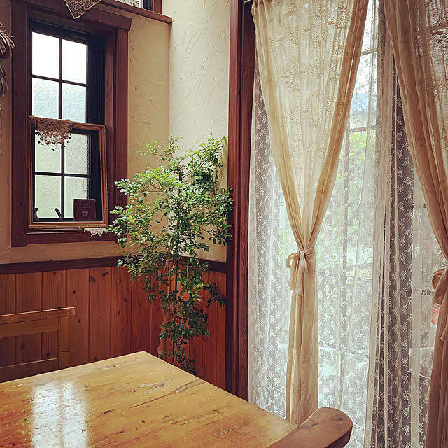 手作りカーテン,雑貨,カーテン,ハンドメイド,ディスプレイ,漆喰の壁,Kitchen Rt_styleの部屋