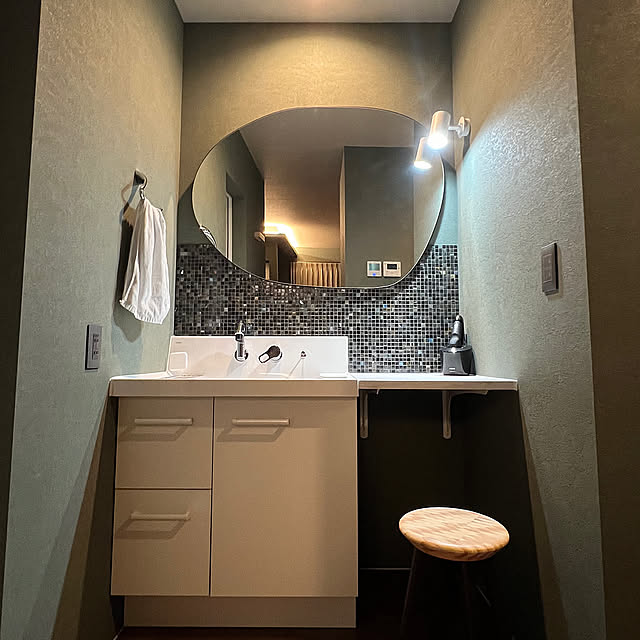 Bathroom,カフェ風,アンティーク,照明 funacoの部屋