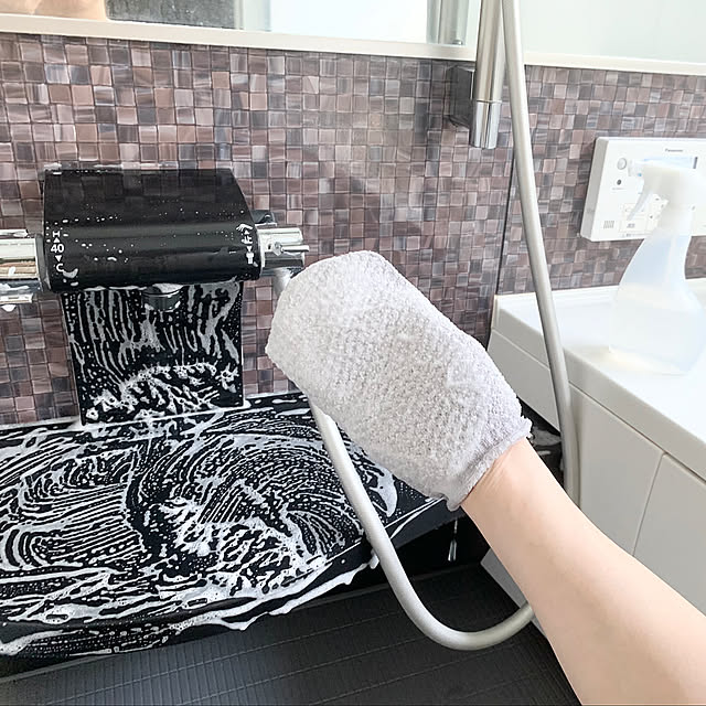 Bathroom,掃除グッツ,浴室用ミトン,便利アイテム,スッキリ暮らしたい,見て頂きありがとうございます⑅︎◡̈︎*,丁寧な暮らしを心がけて nonp--yの部屋