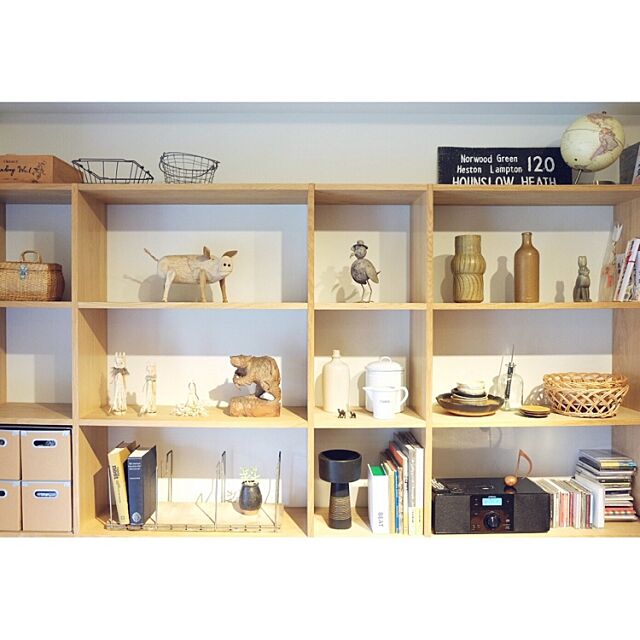 My Shelf,無印良品　,スタッキングシェルフ,RC広島支部,民芸品 taka55の部屋