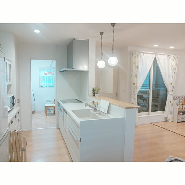 Kitchen,お掃除しやすく,キッチンカウンター rankoの部屋