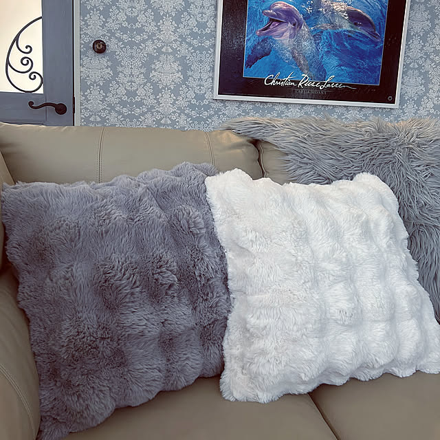 Lounge,秋冬仕様,クッション,コストコ商品,コストコ購入品,コストコ Fujikoの部屋