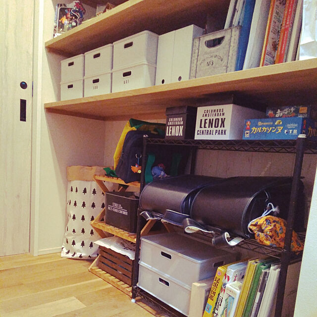 My Shelf,モニター,山善さん,山善別注インボックス,便利,勉強道具,取りやすい,ボックス,収納,シンデレラフィット,セリア naomamaの部屋