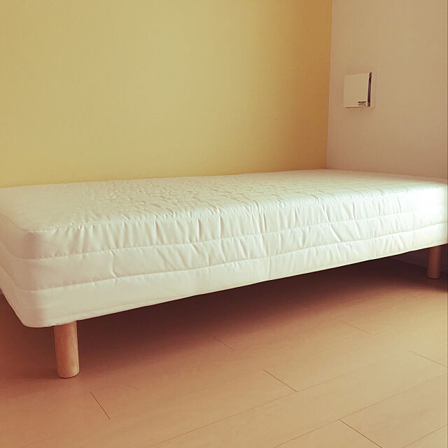 アレンジが効くベッドはこれ☆無印良品脚付きマットレス | RoomClip