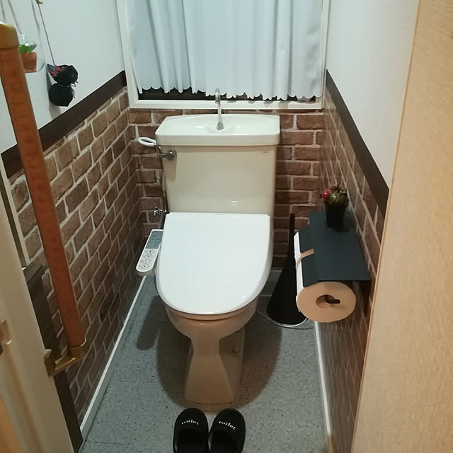 Bathroom,わたしのDIY&リメイクアイデア,トイレットペーパーホルダー,アイアントイレットホルダー,トイレットホルダーDIY,インテリア雑貨のアラモード,DIY,いいね&フォローありがとうございます☆,ブルックリン,カフェ brooklynの部屋