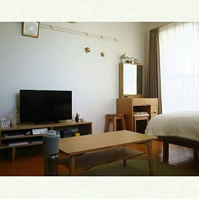 Overview,1K,一人暮らし,ひとり暮らし,北欧,8畳 yukiの部屋