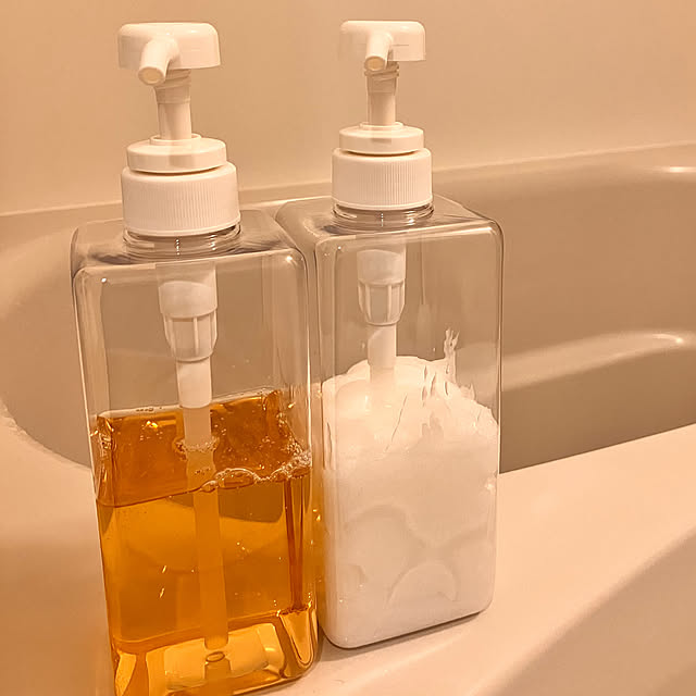 Bathroom,ボトル,100均,ダイソー,コンディショナーボトル,シャンプー＆コンディショナー,シャンプーボトル,賃貸,賃貸マンション,１DK Remonの部屋
