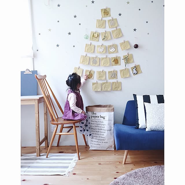 On Walls,クリスマス,アドベントカレンダー,ソファ,家具,北欧,シンプル,北欧インテリア,一戸建て,狭小住宅,IKEA,インテリア,アーコール,イデー,IDEE Mieの部屋