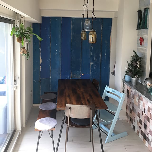 Overview,クリスマスツリー,ACME FUNITURE,うみ！,WALPA大阪,観葉植物,アルファベット M,ダイニング,壁紙 mizutamasanの部屋