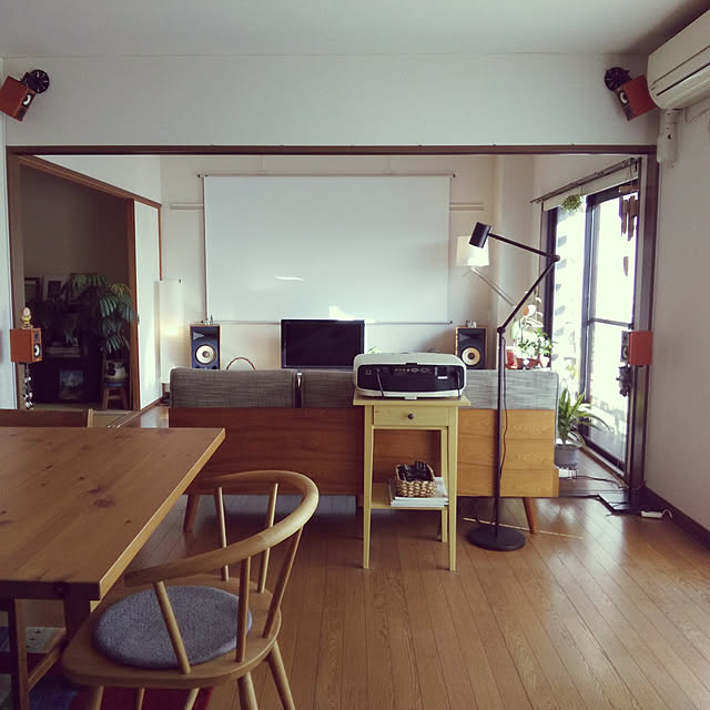 プロジェクター,ホームシアター,IKEA,Overview chiroの部屋