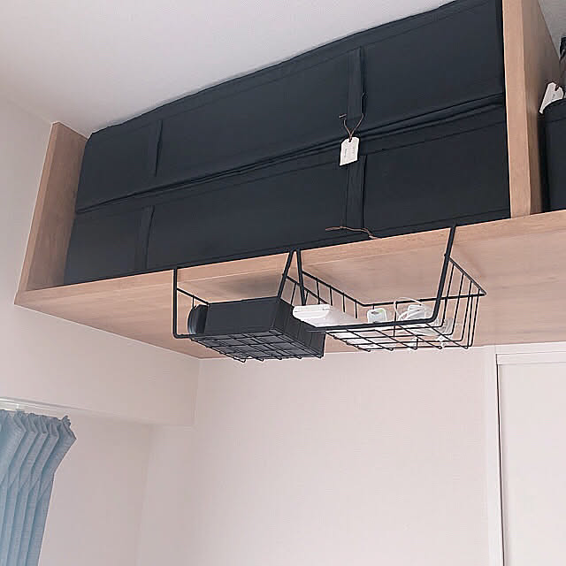 リモコン収納,skubb,IKEA,セリア,マンションリノベーション,マンション暮らし,フォローお気軽にしてください♡,リノベーション,リノベ,ブログ更新しました♡,造作収納,Bedroom usameguの部屋