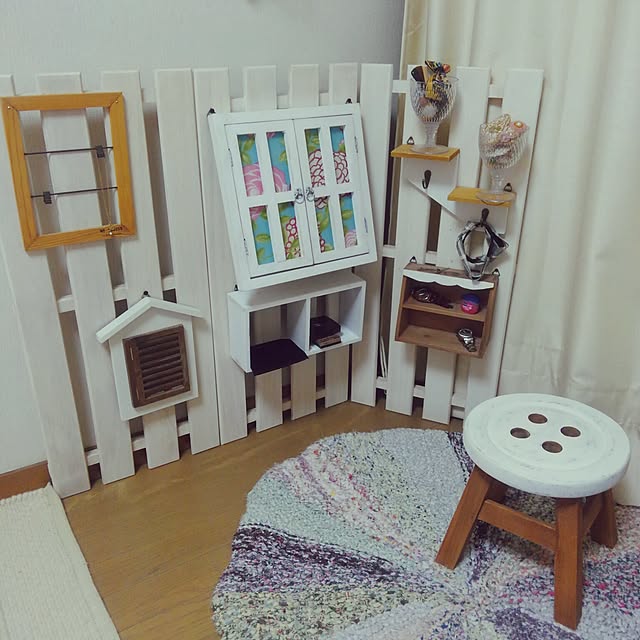 My Shelf,DIY,すのこDIY,3COINS,Studio Clip,ドレッサー KoriNの部屋