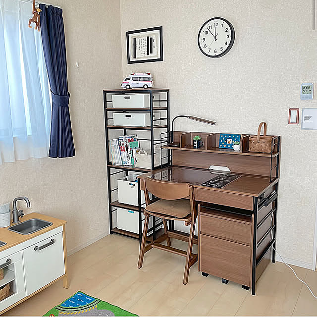 My Desk,新生活,子供部屋,ニトリ,息子部屋,建売,建売住宅,建て売り一戸建て,小学1年生,春の模様替え,すっきり暮らす,普通の家 Minoriの部屋