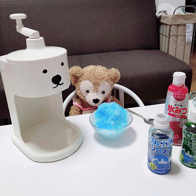 Lounge,こどものいる暮らし,ダッフィー,こどもと暮らす。,ランドリーバスケット,BRID,ブランケット収納,かき氷機 mikiの部屋