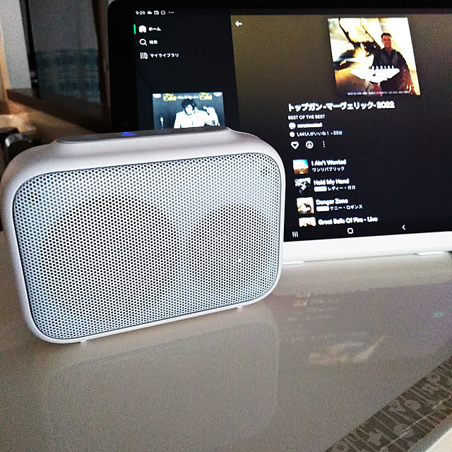 Lounge,買ってよかったもの,Daiso,ダイソー,Bluetoothスピーカー,スピーカー,トップガンマーヴェリック,サントラ,タブレット futukoの部屋