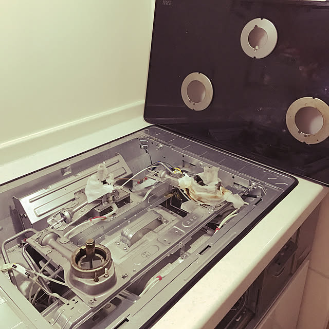 Kitchen,ガスコンロ,オキシクリーン,コストコ,大掃除 peの部屋