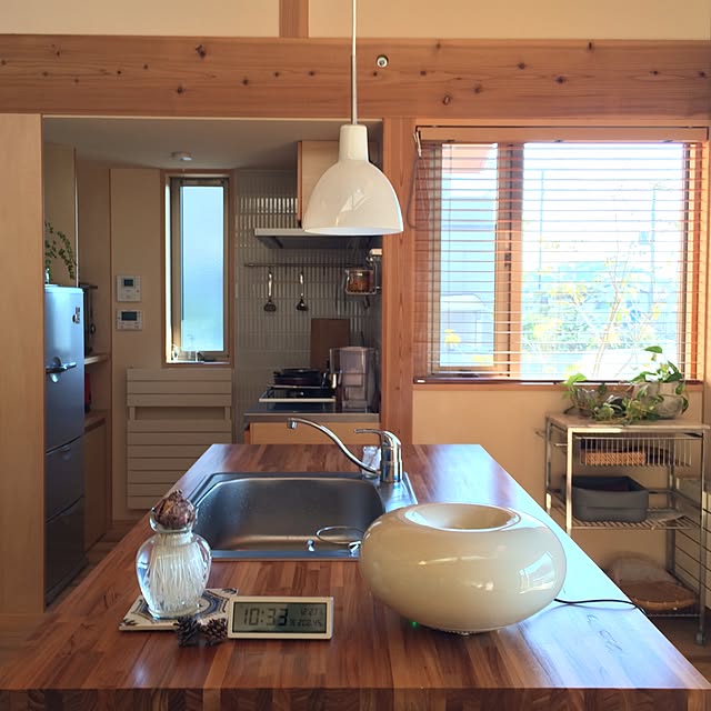 Kitchen,加湿器,プラスマイナスゼロ,吹抜け,ヒヤシンス,±0 sugomoliの部屋