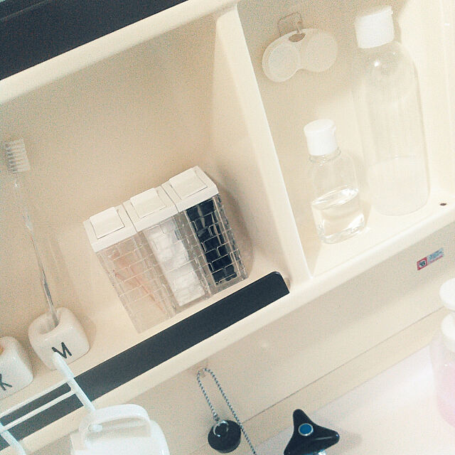 Bathroom,セリア,100均,お掃除しやすく,白が好き,透明が好き Aresの部屋