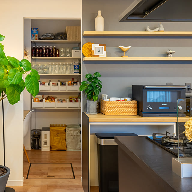 Kitchen,収納スペース,すっきり暮らす masuhome20の部屋
