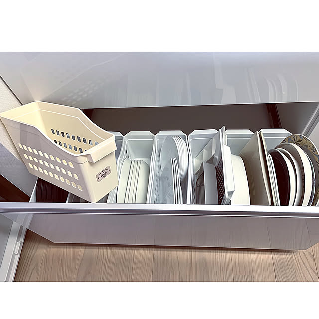 食器収納,立てる収納,ダイソー,マンションリフォーム,こどものいる暮らし,シンプルな暮らし,Kitchen,すきま収納BOXロング,シンデレラフィット mayurikaの部屋