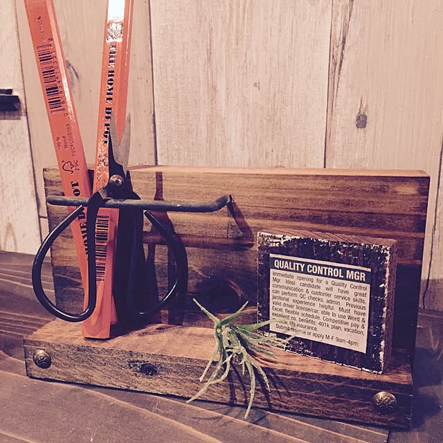 My Desk,かすがい,DIY,雑貨,男前,手作り,フェイクグリーン,ハンドメイド sumyの部屋