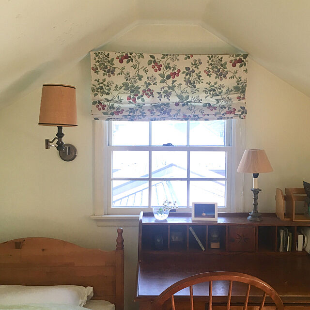 Bedroom,2019.2.3,屋根裏部屋,ヴィンテージ家具,ナチュラル,カントリー Claraの部屋