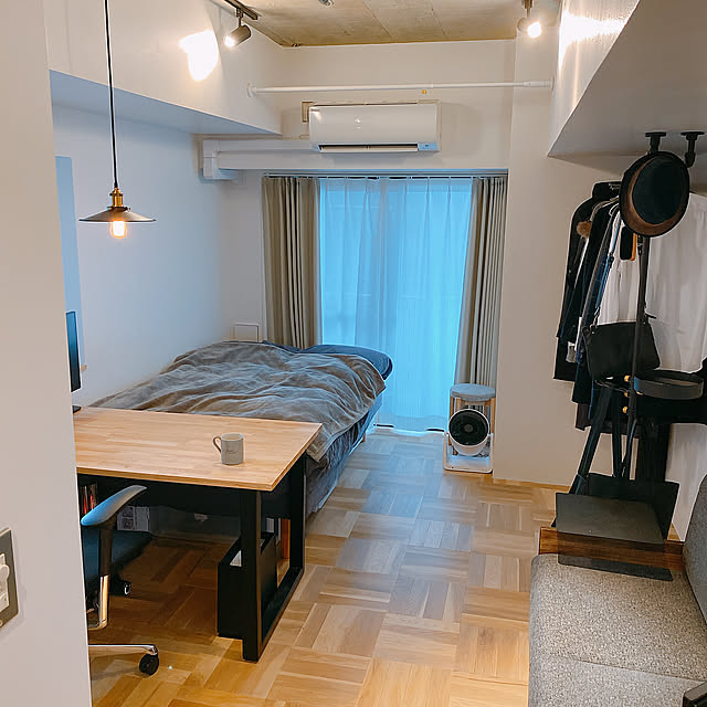 ワンルーム　一人暮らし,8畳ワンルーム,一人暮らし,メンズ部屋,Overview keiの部屋