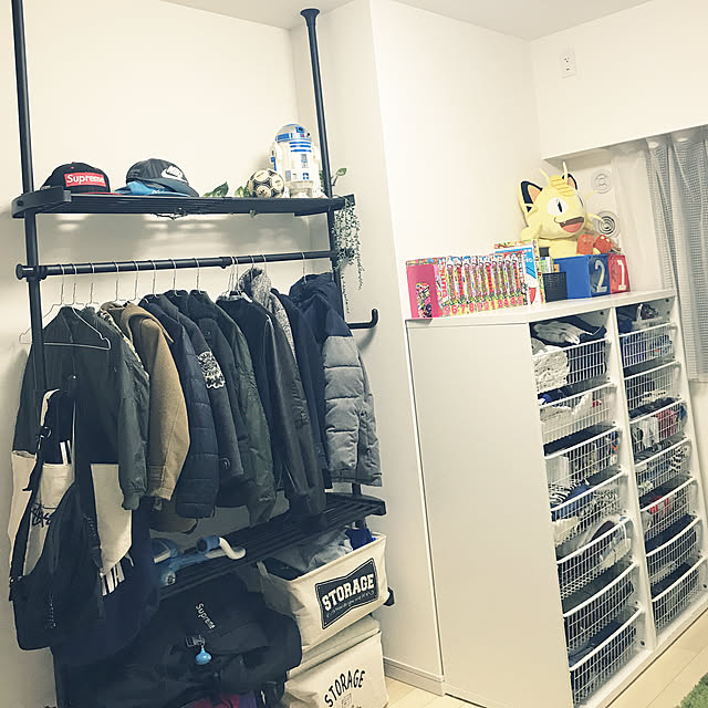 My Desk,子供部屋,子供服収納,ig→namiheeeey,IKEA,マンション namiheeeeyの部屋