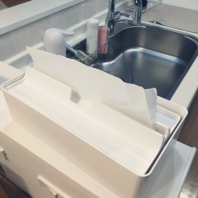 Kitchen,RoomClipショッピング,山崎実業,ペーパータオルホルダー,ペーパータオルケース maifofoの部屋