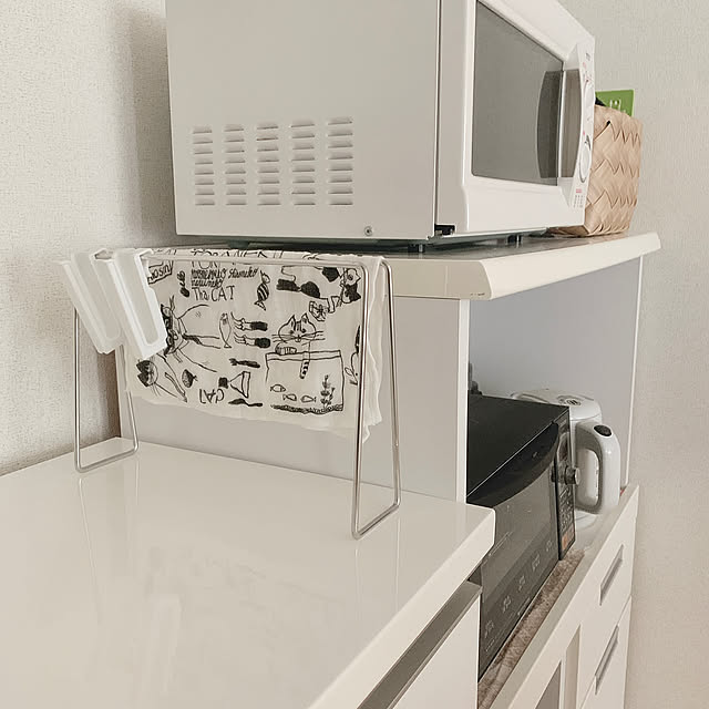 Kitchen,買ってよかったもの,賃貸暮らし,見て頂き感謝です♪,ご縁に感謝+ﾟ*｡:ﾟ,ねこが好き,トラネコボンボン,家事問屋,犬も好き♡,台拭き,ふきんかけ reichelの部屋
