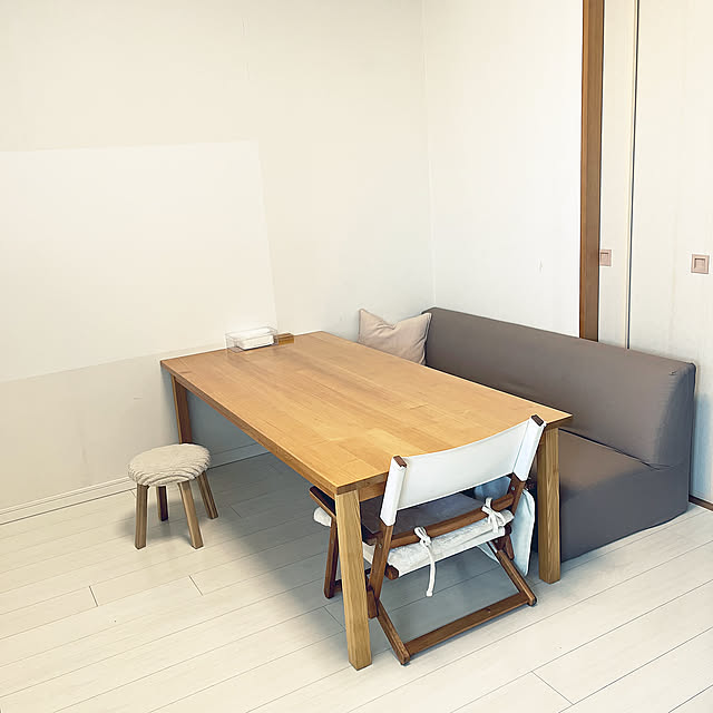 Lounge,無印良品,マンション,ホワイトインテリア,シンプルインテリア,スッキリさせたい,ミニマリスト,こどもと暮らす,５人暮らし,ベージュインテリア,セリア,IKEA,ダイソー k_sanの部屋