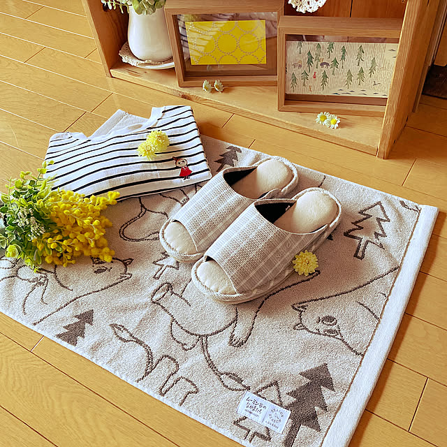 バスマット,ムーミン谷のなかまたち,ムーミン♡,SEASON REASON,ダイソー,ありがとうございます♡,マンション暮らし,押し逃げごめんなさい,毎日の暮らしを楽しむ,カメラマークもいっぱい,ミナペルホネン,Standard Products,ミモザ,しまむら,Lounge mikanの部屋