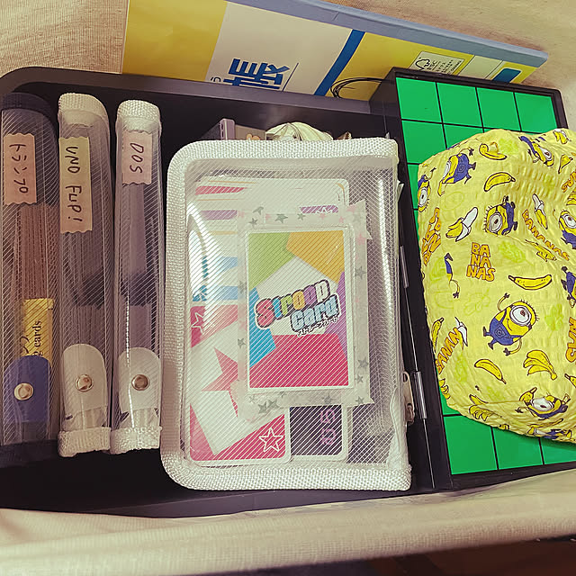 大雑把収納,ダイソー,100均,キャンドゥ☆,カラーボックス収納,こどものいる暮らし,10分でできる,ハンドメイド,Lounge nasubiの部屋