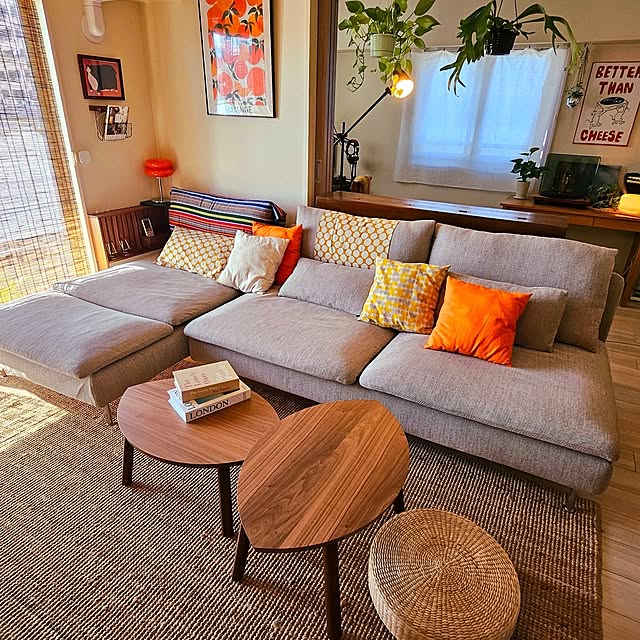 IKEAのおすすめソファ♪ソーデルハムンを使ったコーディネート IKEAのおすすめソファ♪ソーデルハムンを使ったコーディネート