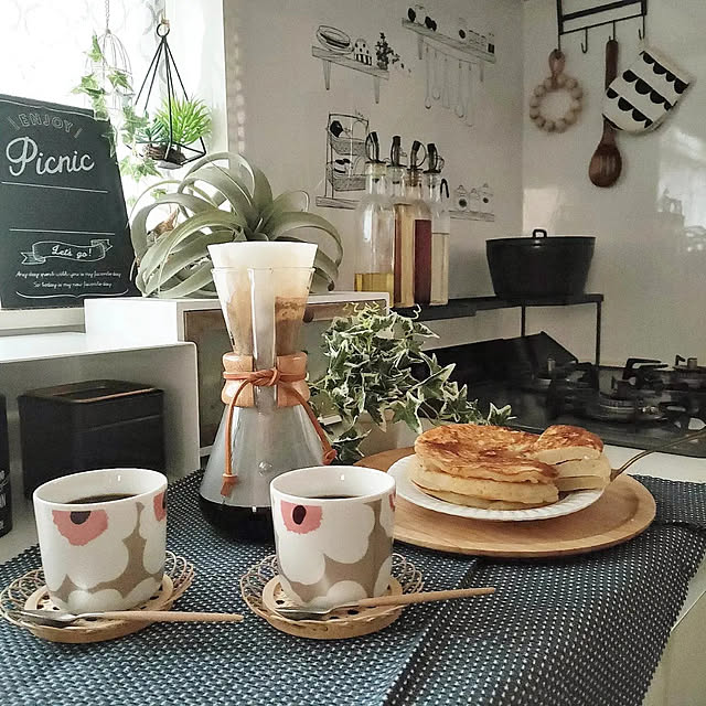 Kitchen,雑貨,マリメッコ,ラテマグ,ケメックスコーヒーメーカー,RoomClipショッピング,おうちカフェ,クチポールゴア,エジプトティータオル,山崎実業 tower,排気口カバー,モノトーン,北欧,ナチュラル,お餅,リメイク,パンケーキ,お正月,福袋,ムーミン,salut!,窓辺,Instagramやってます,皆さんに感謝です(*˙˘˙*)ஐ,いつも見て下さってありがとうございます YUKKIの部屋