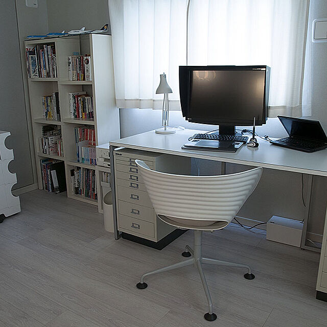 My Desk,モノトーン,北欧,IKEA,無印良品,一人暮らし giyamaの部屋