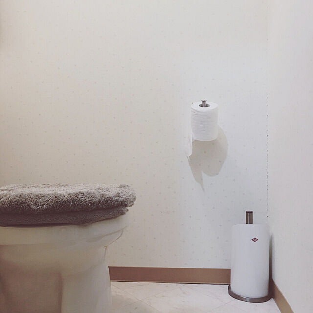 Bathroom,トイレットペーパーホルダー,IKEA,WESCO,シンプル,ふたりぐらし,賃貸,Instagram→_tribeca_ coloriの部屋