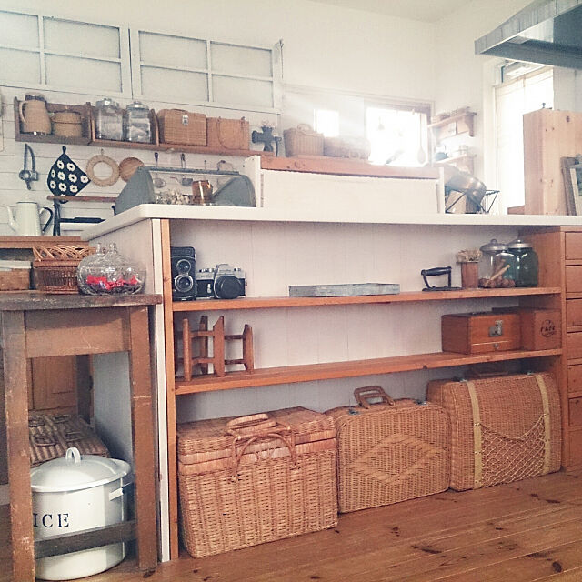 Kitchen,ＲＣ愛知,かご好き♡,古道具,ＤＩＹ yumifuuの部屋