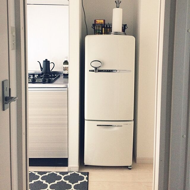 Kitchen,冷蔵庫,初投稿,一人暮らしインテリア,一人暮らし,初めての投稿強化月間！,家電 Dariaの部屋