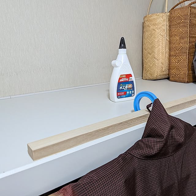 Bedroom,10分でできる,接着剤,ロックタイト,接着剤DIY,プロクオリティ接着剤,着物が好き,着物収納,着物の虫干し,着物のお手入れに,ウォークインクローゼット,ウォークインクローゼットdiy,小さな工夫,ひとりでできた！,なんでもつくり隊,なんでもぶら下げ隊,なんでも作ってみる botanの部屋