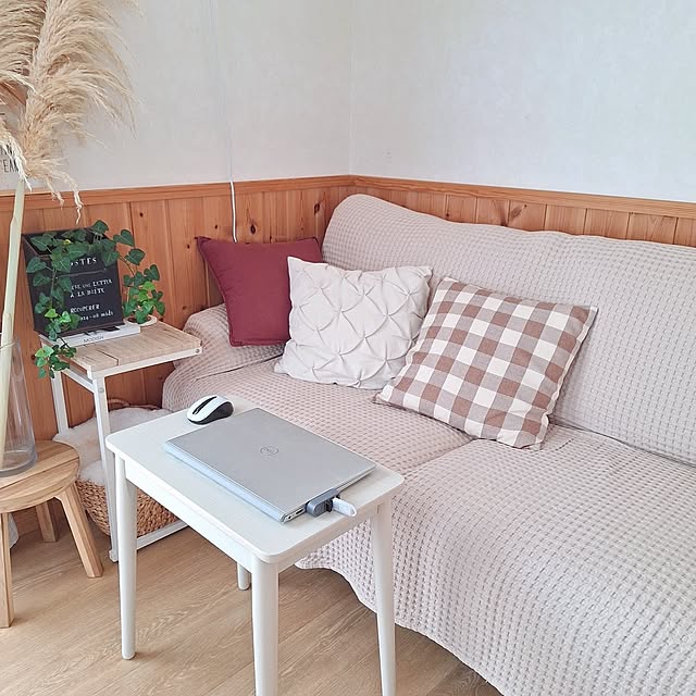 サイドテーブル,こたつ,冬支度,ユアサプライムス,ナチュラル,ナチュラルインテリア,秋,モニター当選,モニター当選ありがとうございます,パーソナルこたつ,見てくださってありがとうございます♡,3枚投稿です♡ Blancheの部屋