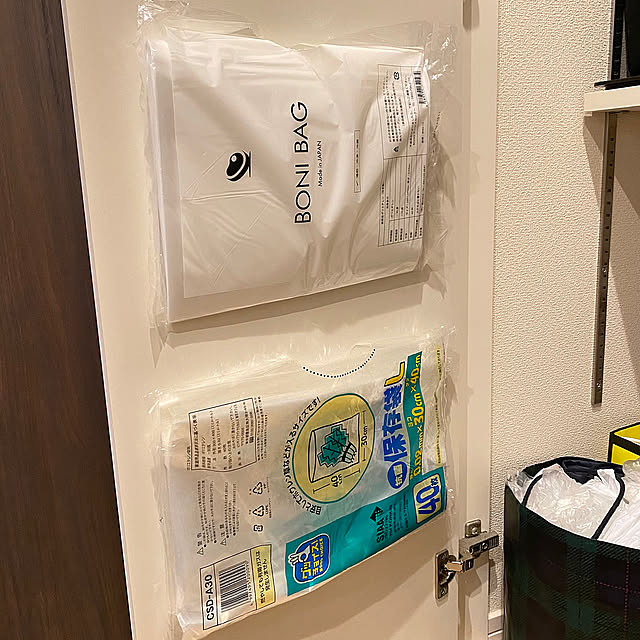 Kitchen,袋収納,袋,キッチン用品,キッチンの工夫,スリーエム,コマンドファスナー,新生活フェス2025,小物固定,キッチンパントリー,パントリー収納 maruchiの部屋