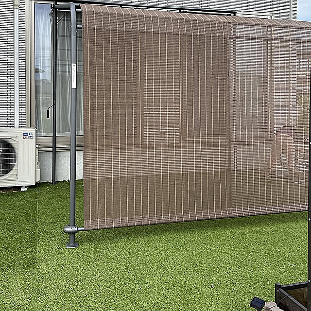 On Walls,庭,庭のある暮らし,人工芝,暑さ対策,目隠し,日除けオーニング,日除け対策,日除け,クールサマーオーニング,オーニング,タカショー,夏の暮らし準備,夏 yunyumの部屋