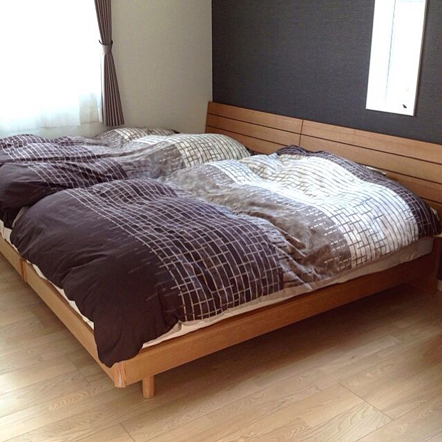 Bedroom,ベッド,ニトリ,カメラマークが出たので,シンプル yotsubaの部屋