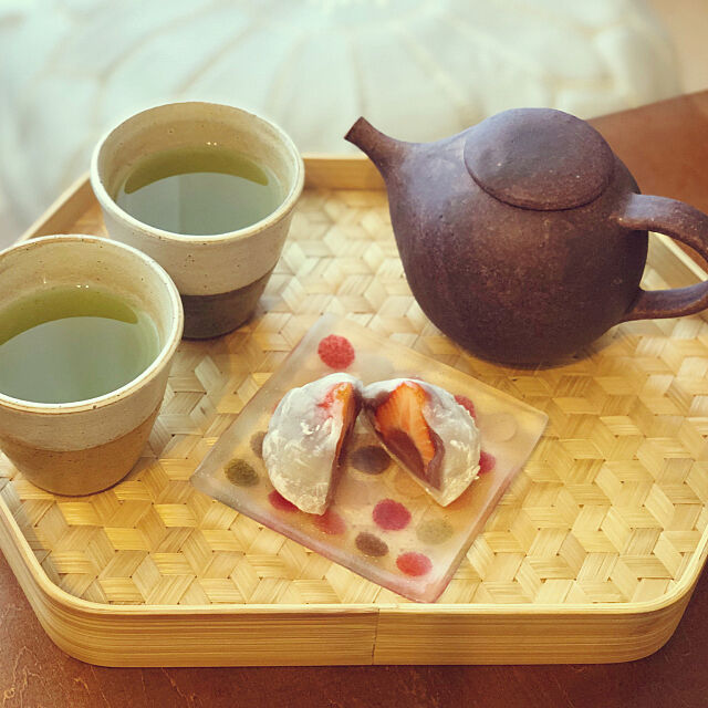 急須と湯飲み,ガラス皿,茶器,器のある暮らし,おうち時間を楽しむ,My Desk mochi2usagiの部屋