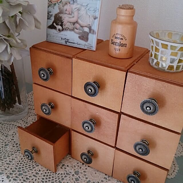 My Shelf,セリアのBOX ayu_unsourireの部屋