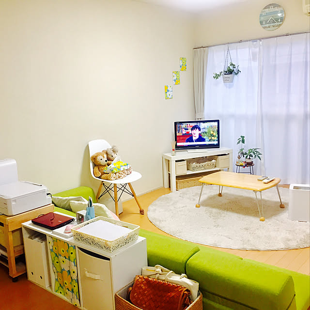 Lounge,ローソファー,ナチュラル,観葉植物,北欧,IKEA,ソファ nico_nicooooの部屋