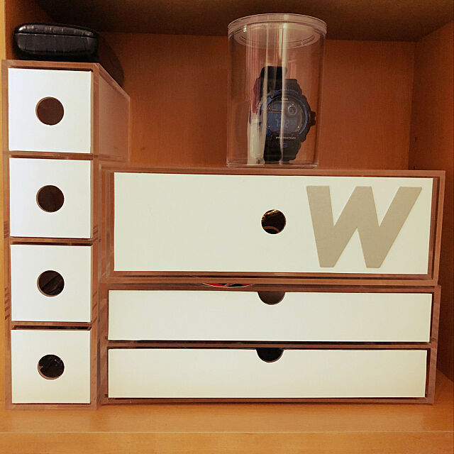 My Shelf,アクリルケースリメイク,無印良品 minminmoonの部屋